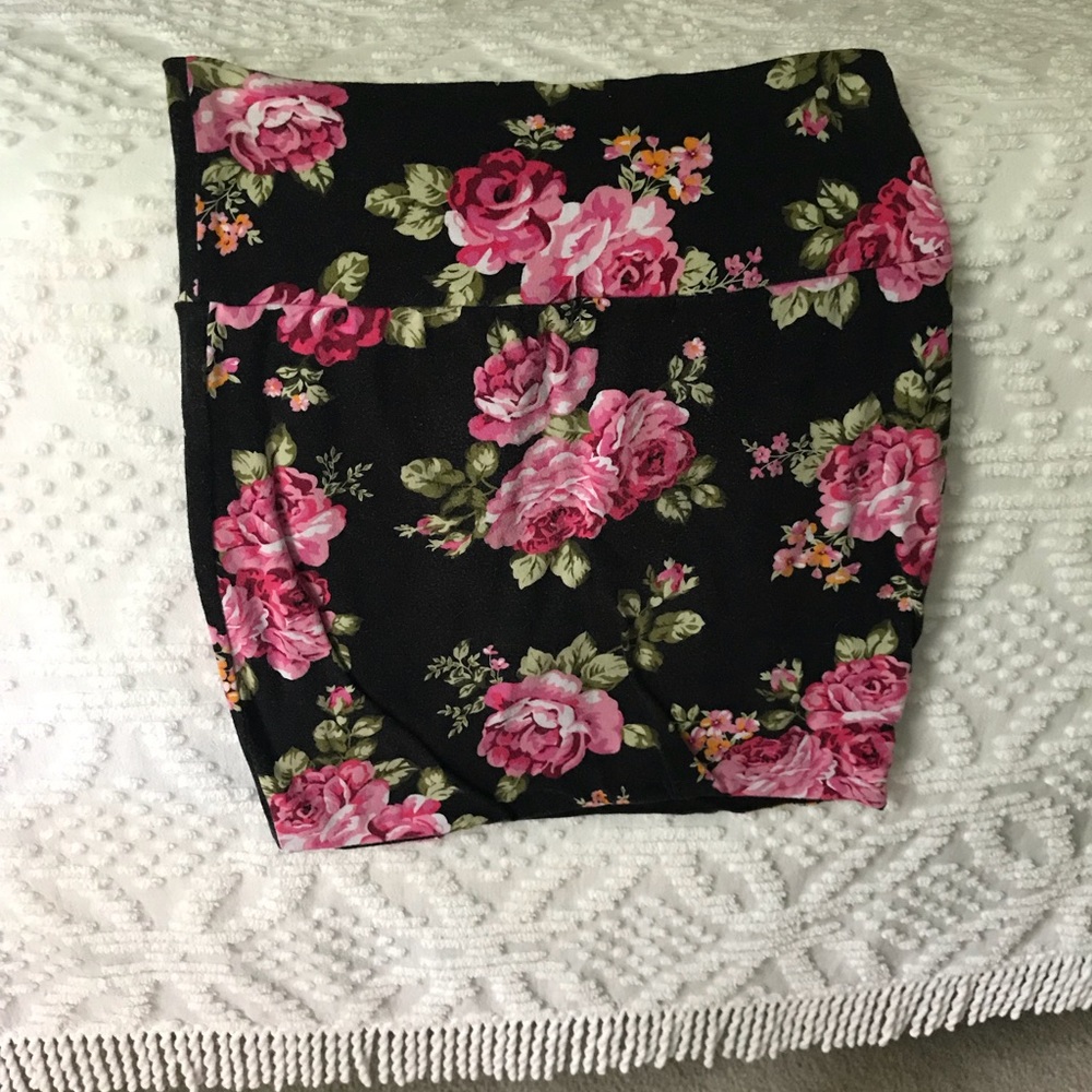 Floral body con skirt